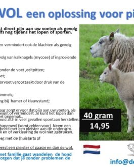 Pieterpadwol 10/20/40 gram